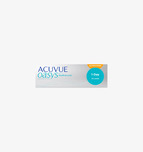 ACUVUE® OASYS 1-DAY with HydraLuxe™ TECHNOLOGY for ASTIGMATISM
